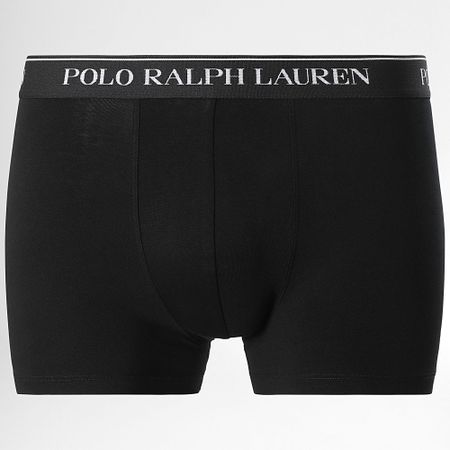 Polo Ralph Lauren - Lote de 3 calzoncillos bóxer rojo antracita brezo negro