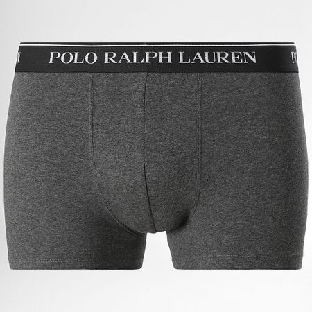 Polo Ralph Lauren - Lote de 3 calzoncillos bóxer rojo antracita brezo negro