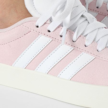 Adidas Performance - VL Court 3.0 Zapatillas Mujer JP5325 Rosa Claro Calzado Blanco Off White