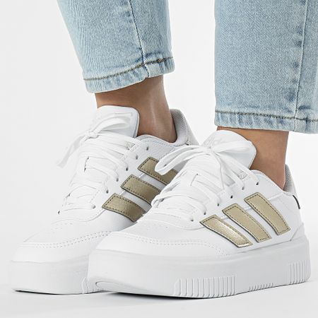 Adidas Performance - Courtblock Bold Zapatillas Mujer JI2203 Calzado Blanco Cyber Metallic Orbit Gris
