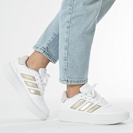 Adidas Performance - Courtblock Bold Zapatillas Mujer JI2203 Calzado Blanco Cyber Metallic Orbit Gris