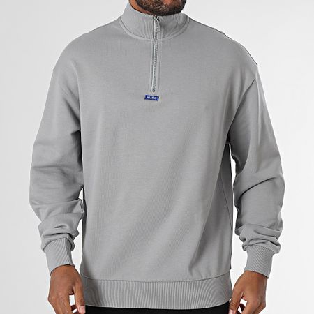 Hugo Azul - Sudadera Neeler Cuello con cremallera 50522367 Gris