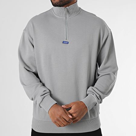 Hugo Azul - Sudadera Neeler Cuello con cremallera 50522367 Gris