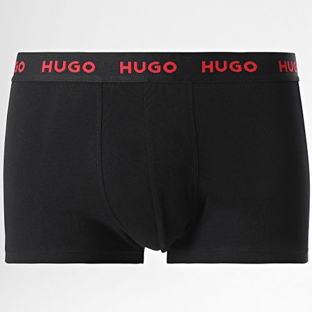 HUGO - Juego de 3 calzoncillos bóxer 50532611 Negro