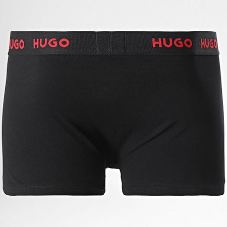 HUGO - Juego de 3 calzoncillos bóxer 50532611 Negro