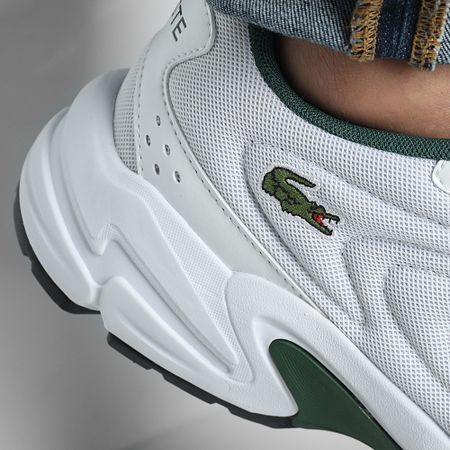 Lacoste - Zapatillas Storm 96 2K 1251 Blanco Verde Oscuro