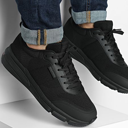 Tommy Hilfiger - Lightweight Modern Knit Runner 5326 Zapatillas negras