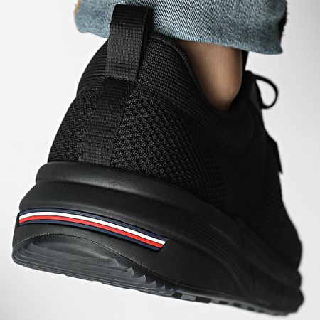Tommy Hilfiger - Lightweight Modern Knit Runner 5326 Zapatillas negras