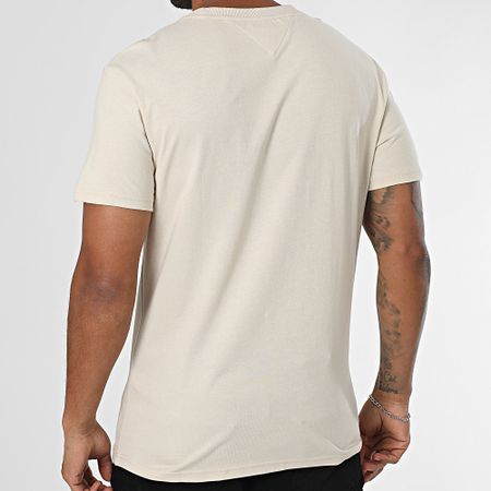 Tommy Jeans - Camiseta de firma 1109 Beige