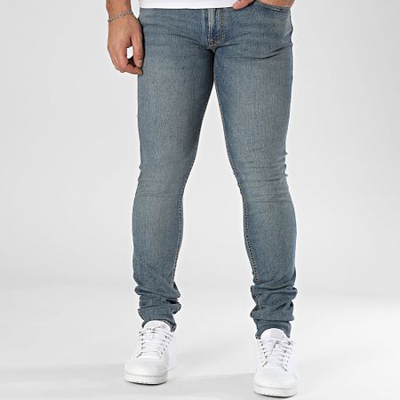 Jack And Jones - Vaqueros pitillo Liam Original Blue Denim