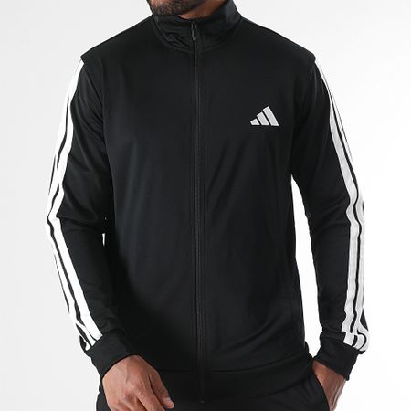 Adidas Performance - Chándal 3 Rayas JI8858 Negro