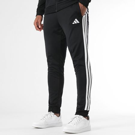 Adidas Performance - Chándal 3 Rayas JI8858 Negro