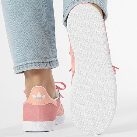 Adidas Originals - Gazelle Zapatillas Mujer J JP5541 Semi Proud Pink Glower Pink Footwear White