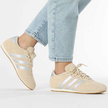 Adidas Originals - Mujer Taekwondo Encaje W JQ0558 Arena Strata Plata Metálico Off Zapatillas Blanco