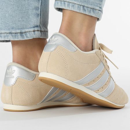 Adidas Originals - Mujer Taekwondo Encaje W JQ0558 Arena Strata Plata Metálico Off Zapatillas Blanco
