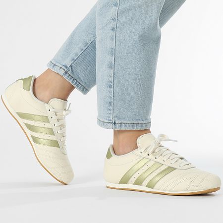 Adidas Originals - Mujer Taekwondo Encaje W JQ0570 Crew Blanco Oro Metálico Goma 3 Sneakers