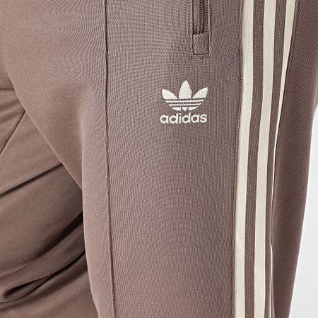 Adidas Originals - JP2525 Pantalón de chándal clásico con banda marrón