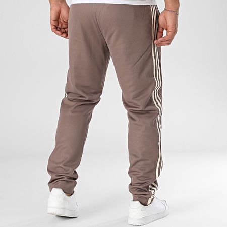 Adidas Originals - JP2525 Pantalón de chándal clásico con banda marrón