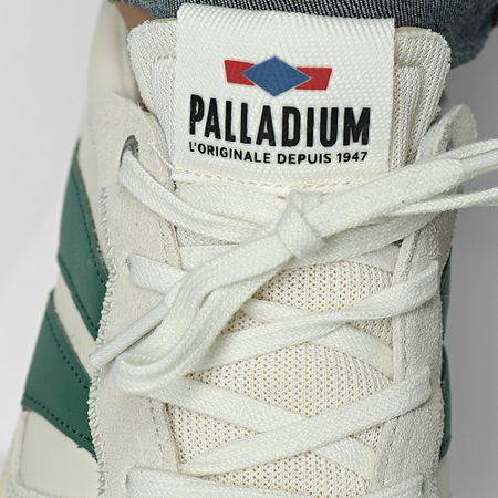 Palladium - Zapatillas Pallacup Flame 74485 Crema Verde Follaje