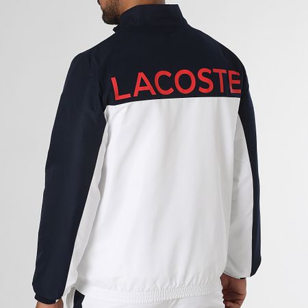 Lacoste - Chándal Logo Cocodrilo Azul Marino Blanco