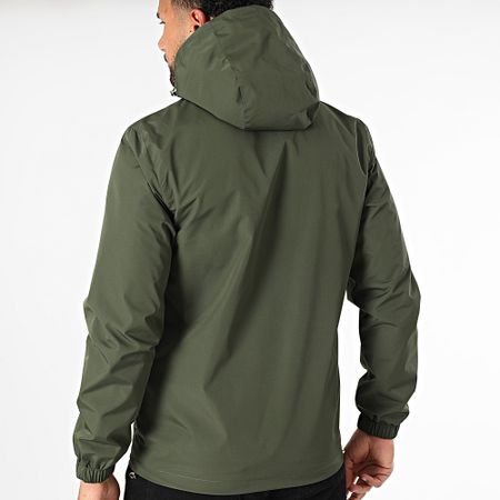 Classic Series - Chaqueta verde caqui con capucha y cremallera