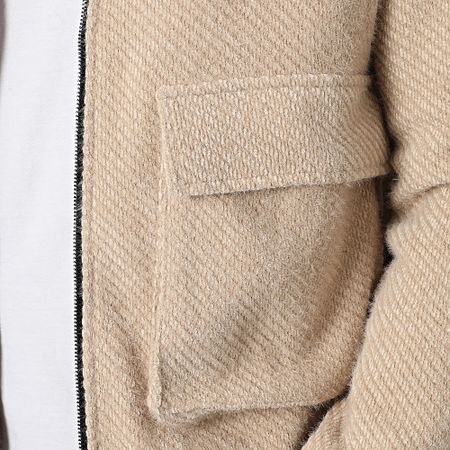 Uniplay - Chaqueta beige con cremallera