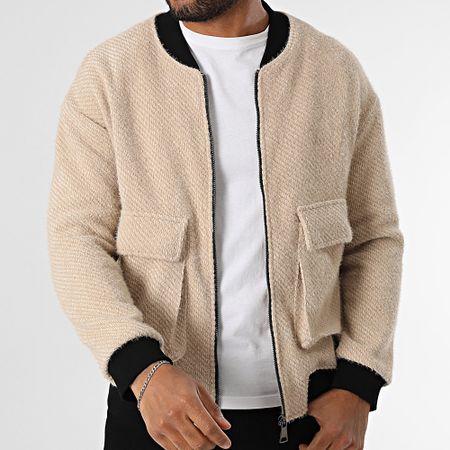 Uniplay - Chaqueta beige con cremallera