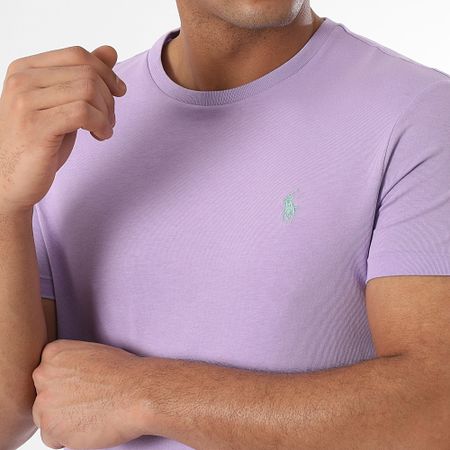 Polo Ralph Lauren - Camiseta Original Player Custom Slim Fit Purple