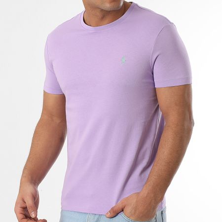 Polo Ralph Lauren - Camiseta Original Player Custom Slim Fit Purple
