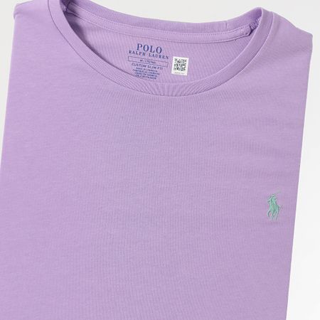 Polo Ralph Lauren - Camiseta Original Player Custom Slim Fit Purple