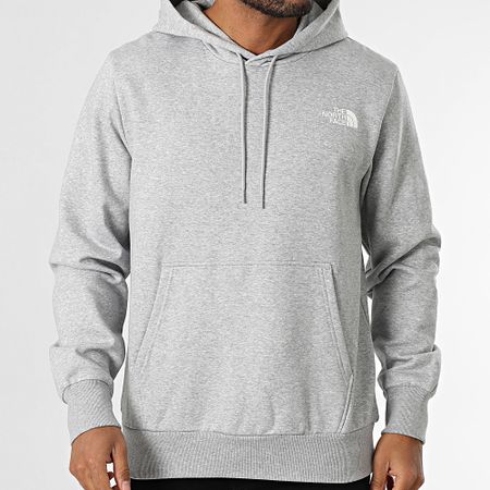 The North Face - Sudadera con capucha Dome A89FC Single Gris jaspeado
