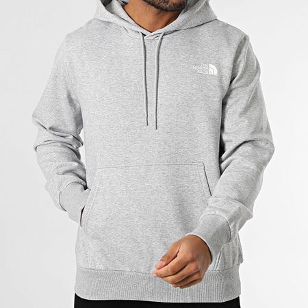 The North Face - Sudadera con capucha Dome A89FC Single Gris jaspeado