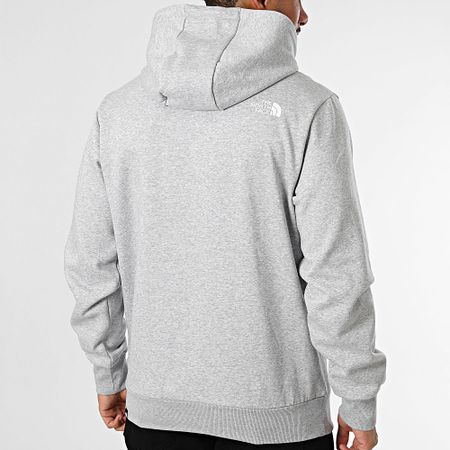 The North Face - Sudadera con capucha Dome A89FC Single Gris jaspeado