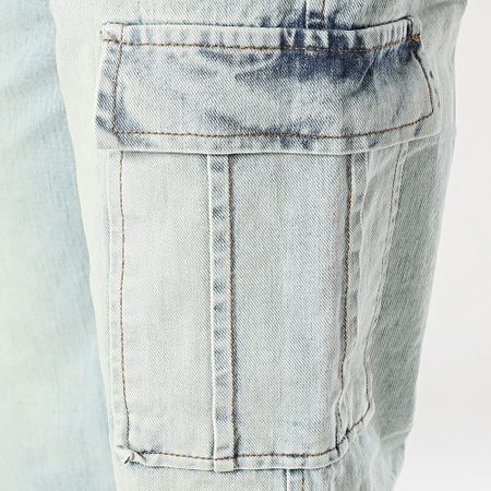 Classic Series - Cargo Pants Baggy Fit Jeans Azul Lavado