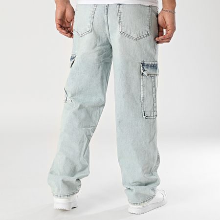 Classic Series - Cargo Pants Baggy Fit Jeans Azul Lavado