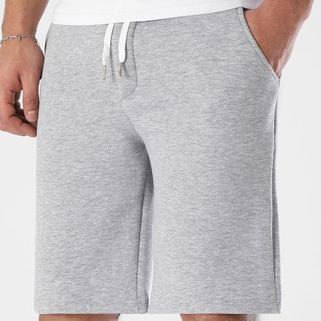 LBO - Pantalón corto de chándal relajado 1696 Gris jaspeado