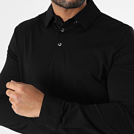 Frilivin - Polo de manga larga Negro