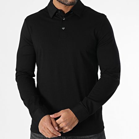 Frilivin - Polo de manga larga Negro