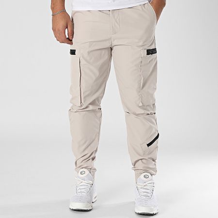 Frilivin - Pantalones Cargo Beige