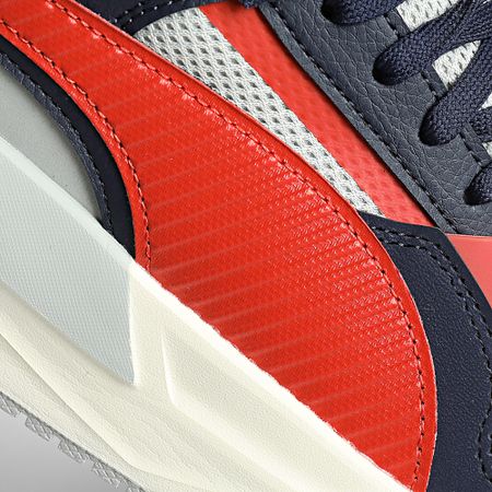 Puma - Zapatillas Trinity 2 400230 Gris Claro Rojo Fuego Azul Marino