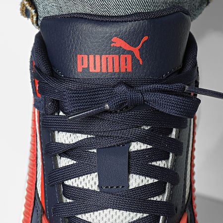 Puma - Zapatillas Trinity 2 400230 Gris Claro Rojo Fuego Azul Marino