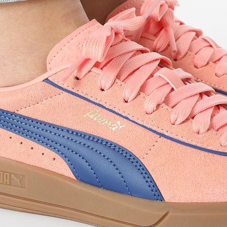 Puma - Zapatillas Mujer Puma Club Klassika SD 400718 Rosa Fruta Blazing Azul Oro