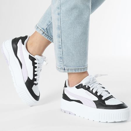 Puma - Zapatillas Mujer Karmen II Idol 397461 Puma Blanco Lila Escarcha Negro