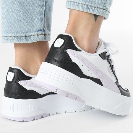 Puma - Zapatillas Mujer Karmen II Idol 397461 Puma Blanco Lila Escarcha Negro