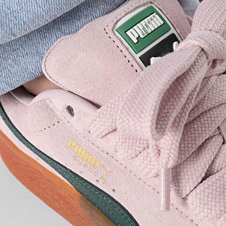 Puma - Zapatillas Mujer Ante XL Jr 396577 Rosa Malva Oscuro Myrtille