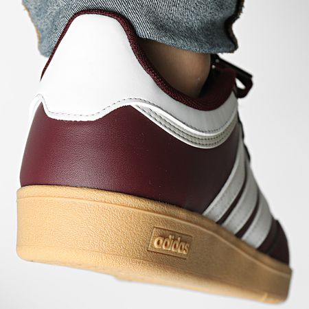 Adidas Performance - Zapatillas Hoops 4.0 JQ2738 Marrón Calzado Blanco Gris Uno