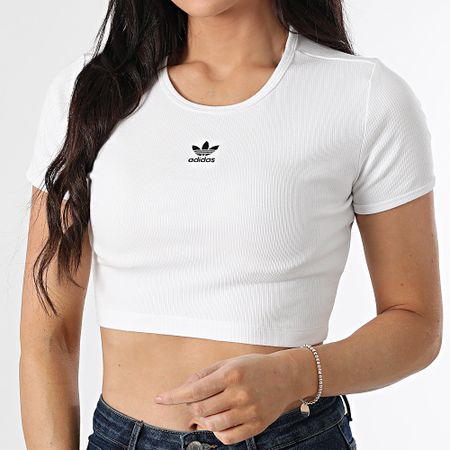Adidas Originals - Crop Top de mujer JC9026 Blanco