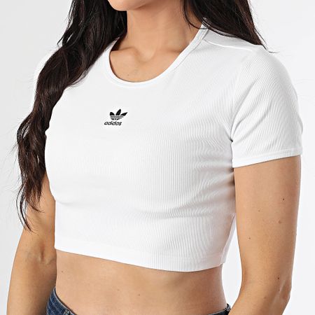Adidas Originals - Crop Top de mujer JC9026 Blanco
