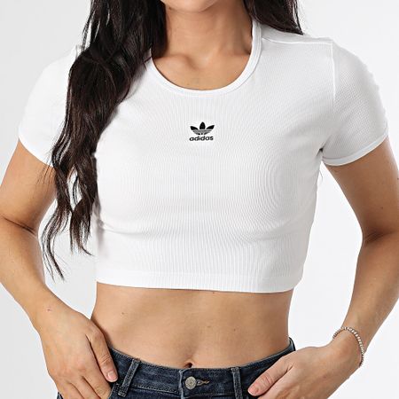 Adidas Originals - Crop Top de mujer JC9026 Blanco