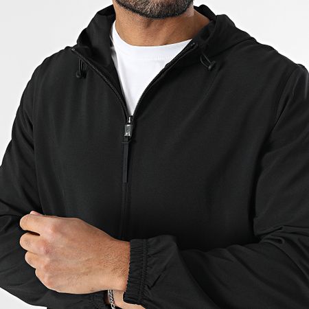 Calvin Klein - O525 Chaqueta con capucha y cremallera Negro